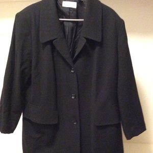 Black dress blazer suit